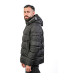 Bomber Puffer Corto Nero