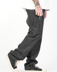 Baggy Jeans Flame Strass