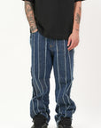 Jeans Best Rigato Blu