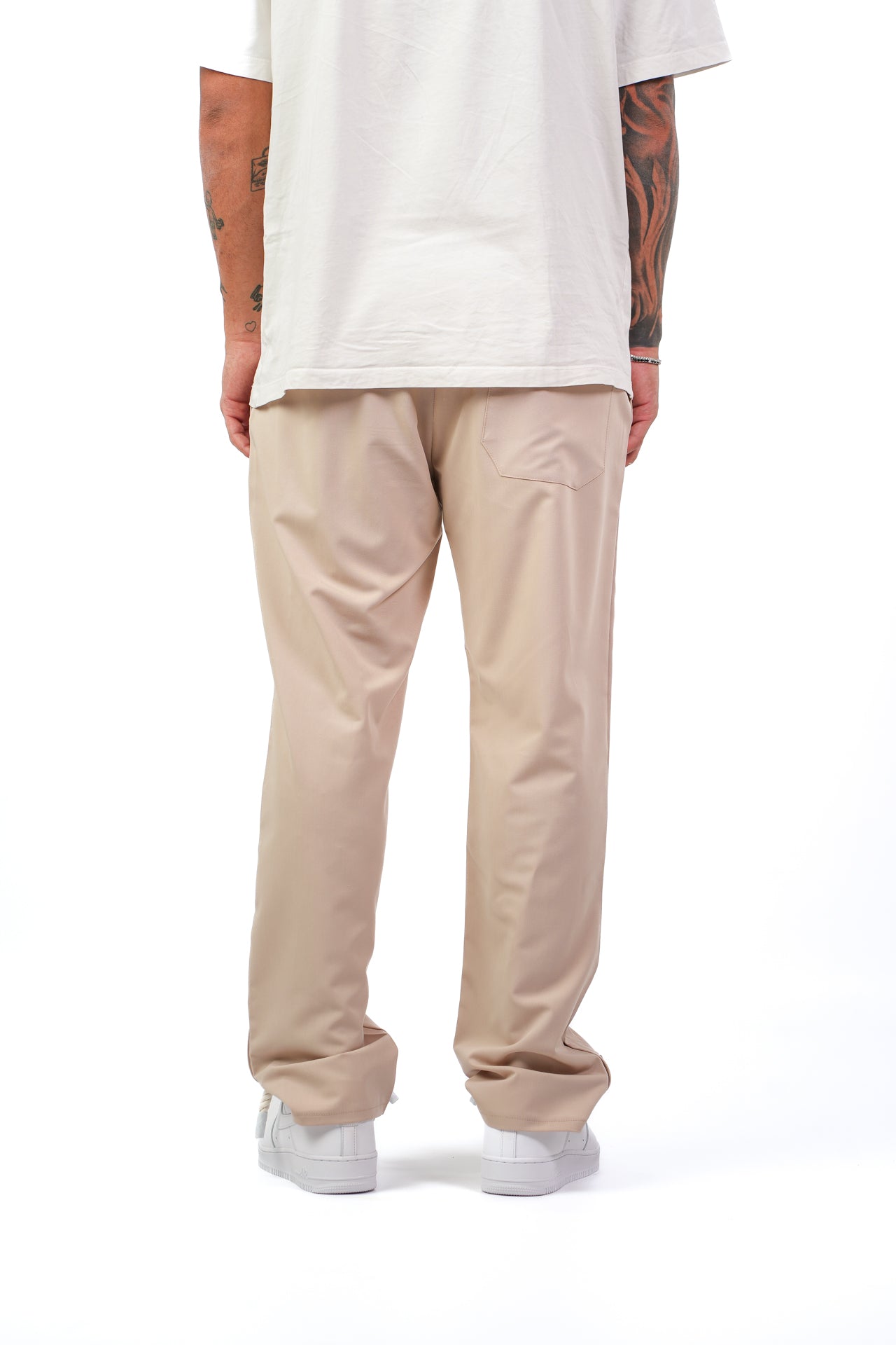 Pantalone Buttons Beige