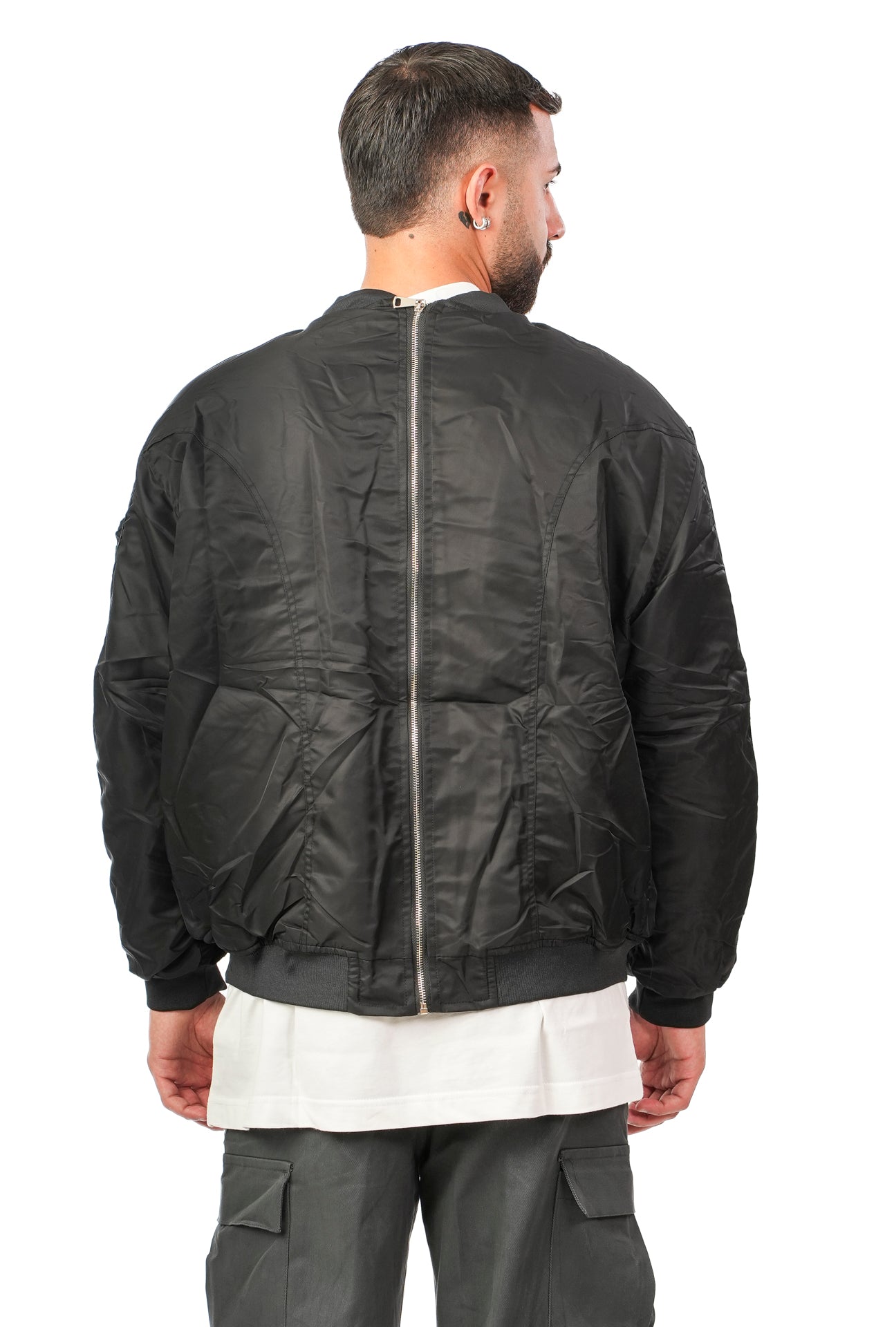 Bomber Zip Nero