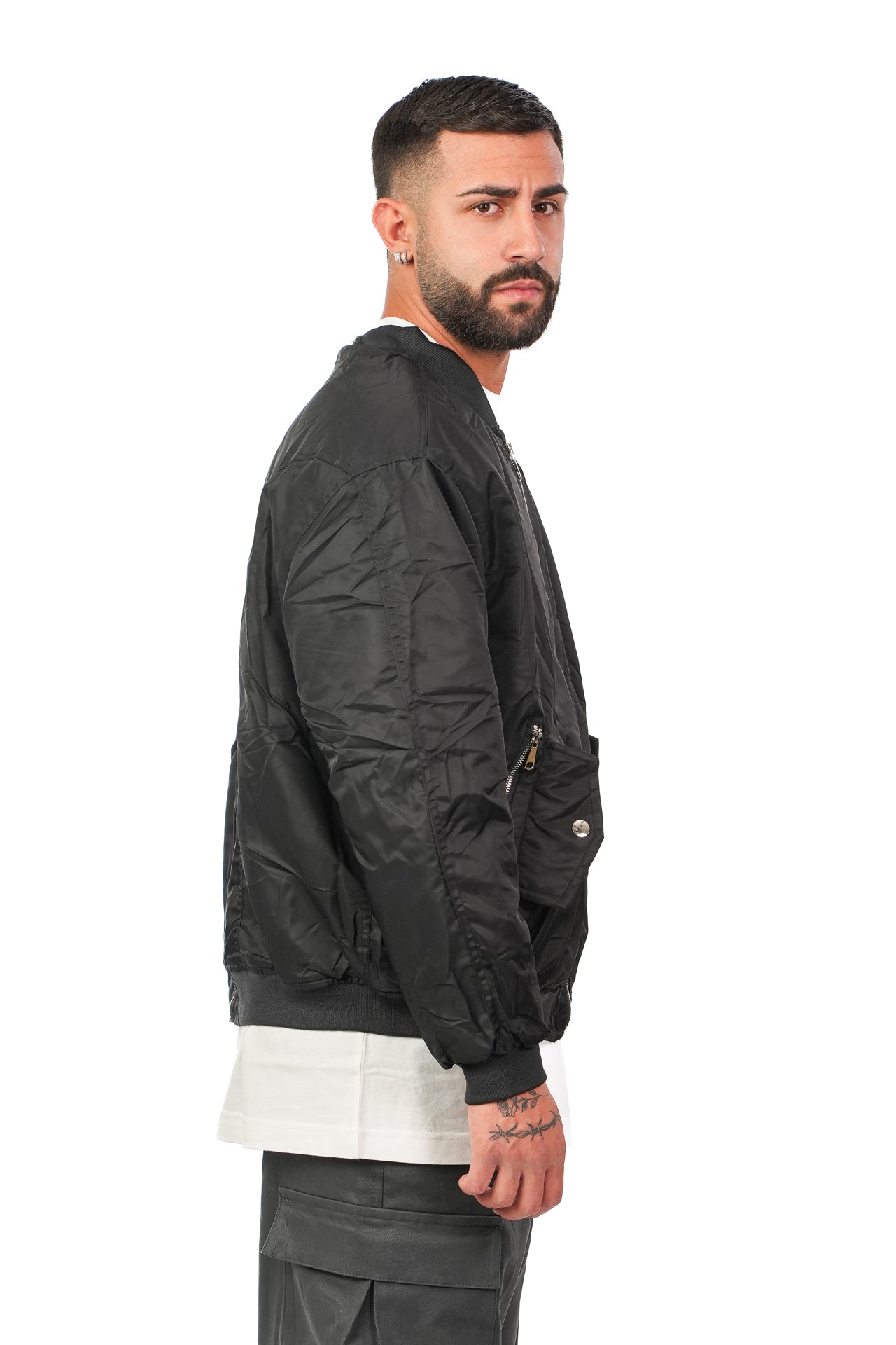 Bomber Zip Nero