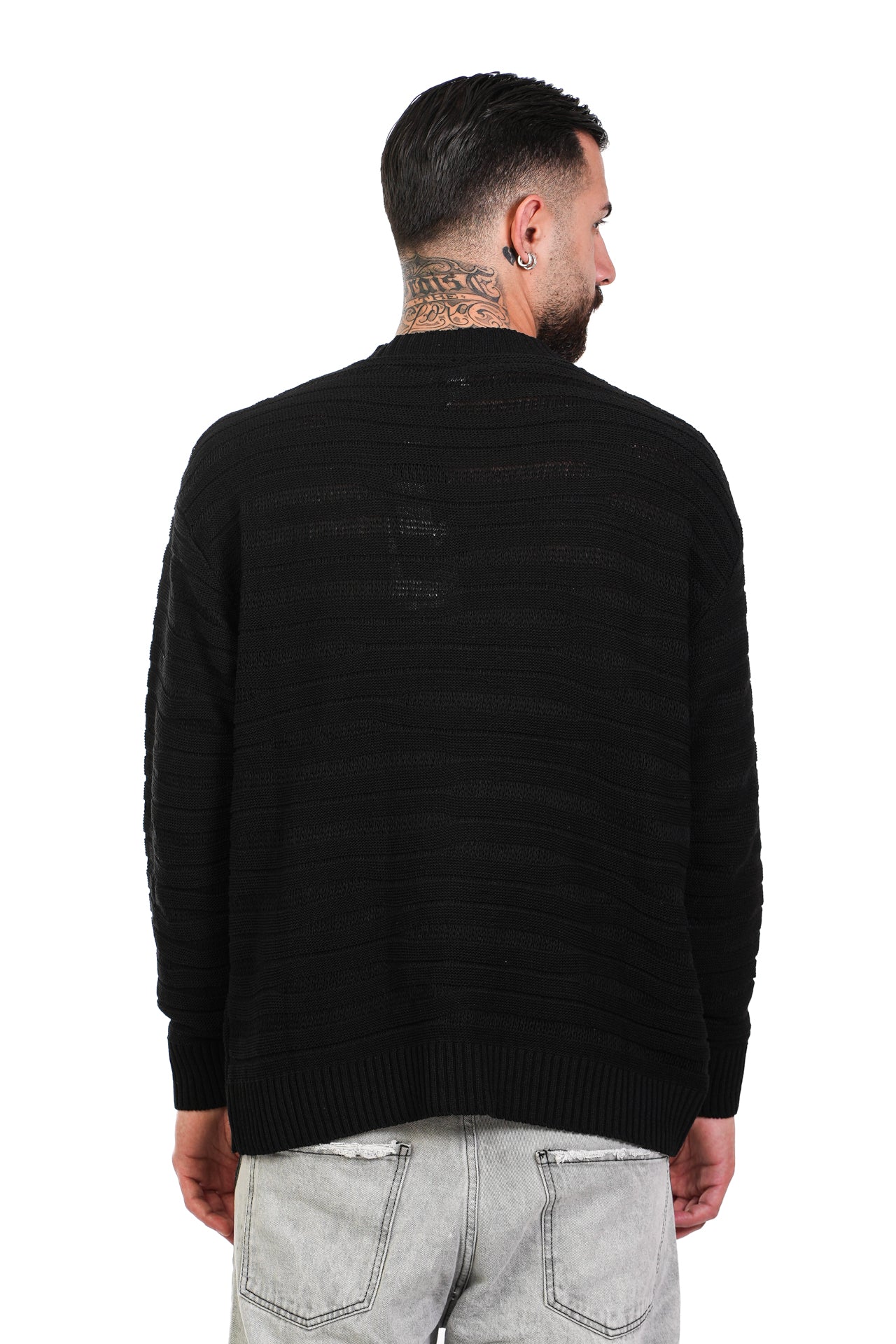 Maglione Filo Regoular Nero