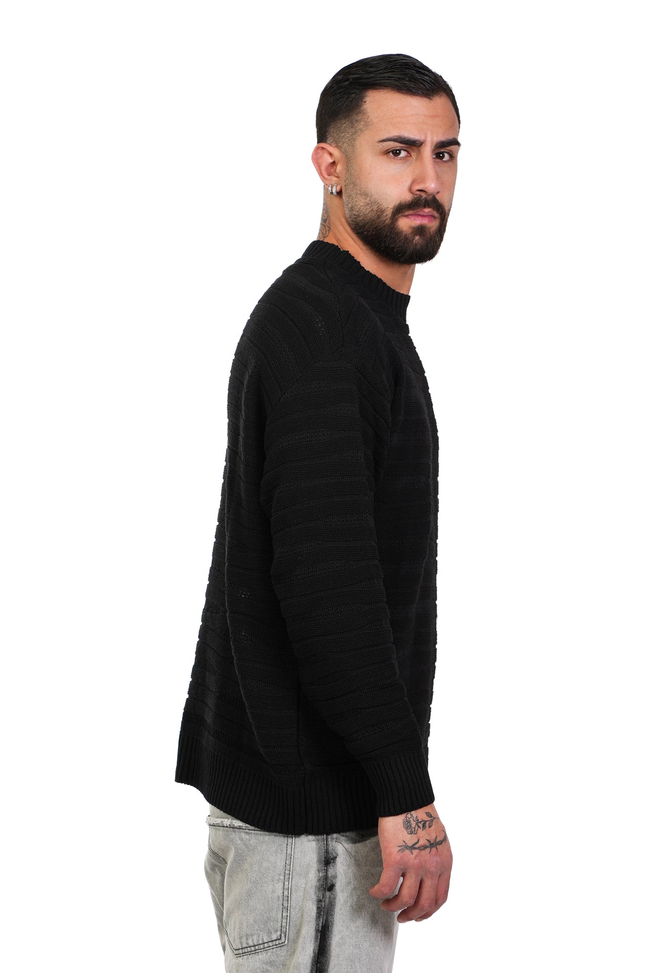 Maglione Filo Regoular Nero