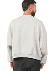 Felpa Crewneck Grigio Chiaro