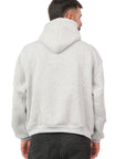 Hoodie Ricamata PD Grigio Chiaro