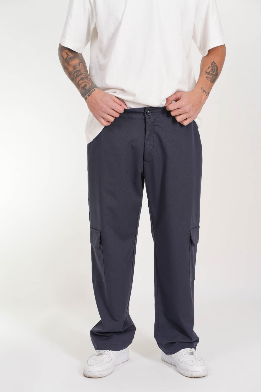 Pantalone Cargo Palazzo Blu