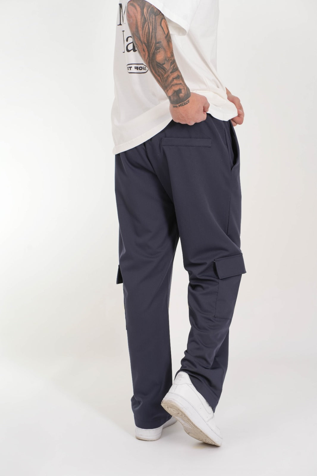 Pantalone Cargo Palazzo Blu